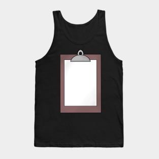 Clip Board Clip Art Tank Top